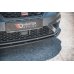 Накладка сплиттер на передний бампер Вар3 на Seat III Cupra / FR рестайл
